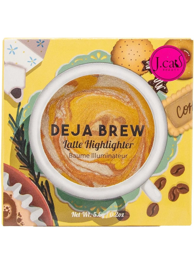 J.Cats Deja Brew Latte Highlighter 103 You're Brew-Ti-Ful 5.6g - Image 4